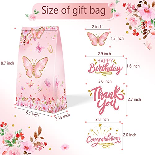 53% Off LWBDD Butterfly Party Favor Bags with Stickers - Image 2