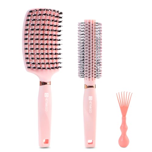 22% Off HEYMKGO Hair Brush Set for Women - Pink - Image 1