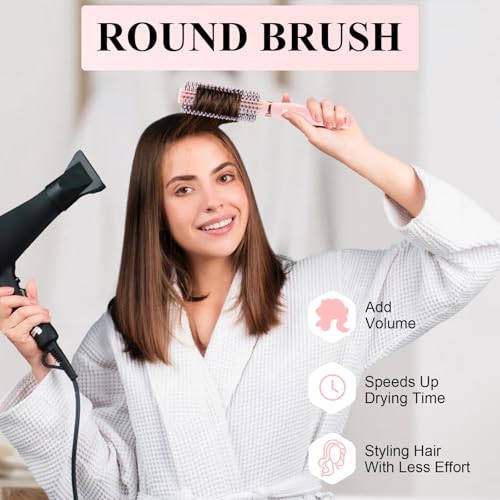 22% Off HEYMKGO Hair Brush Set for Women - Pink - Image 5