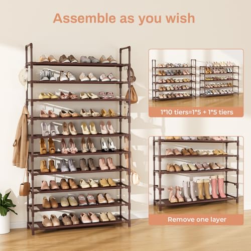 42% Off LANTEFUL Tall Shoe Rack Holds 50 Pairs - Image 5