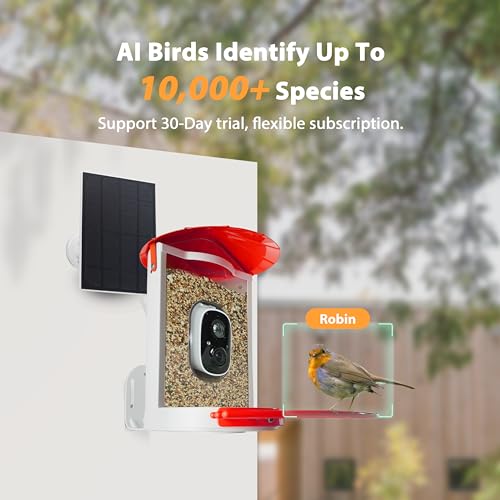 Smart Solar Bird Feeder Camera with AI Bird ID - Image 4