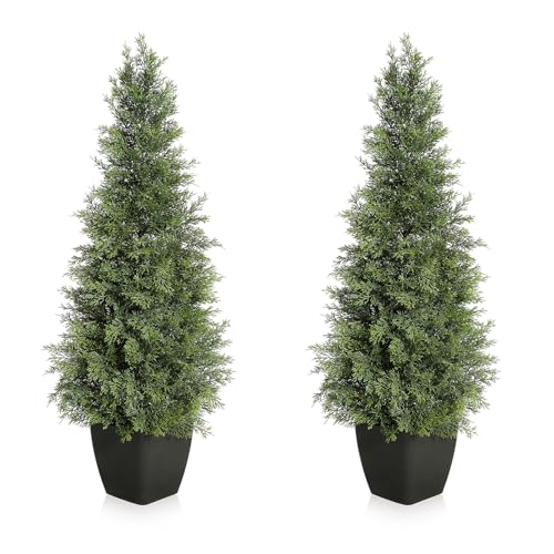 15% Off GarveeHome 36in Faux Cedar Trees Set of 2 - Image 1