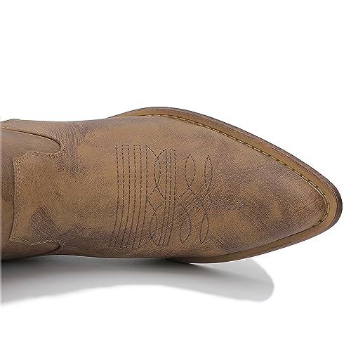 GLOBALWIN Embroidered Knee High Cowboy Boots – Best Value - Image 6