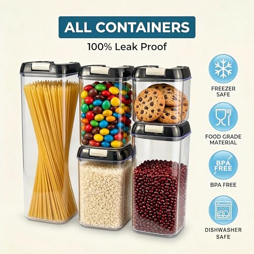 50% Off OMIO 5-Pack Airtight Food Storage Containers - Image 3