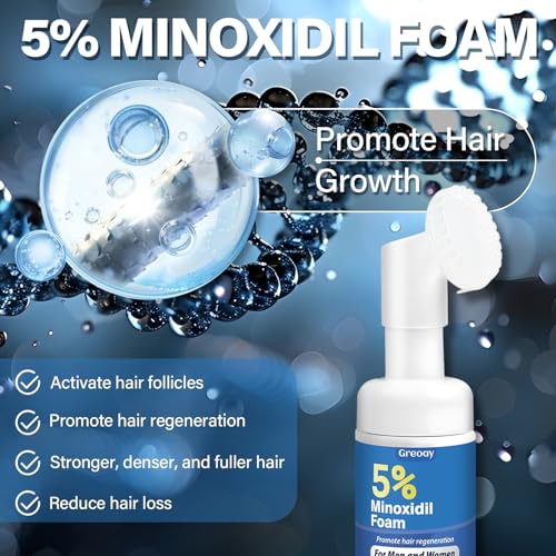 5% Minoxidil Hair Growth Foam 3-Pack for Thinning Hair - Image 4