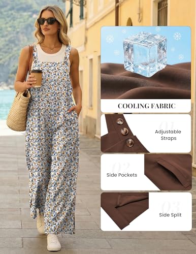 45% Off Ekouaer Women's Loose Wide Leg Overalls - Image 4