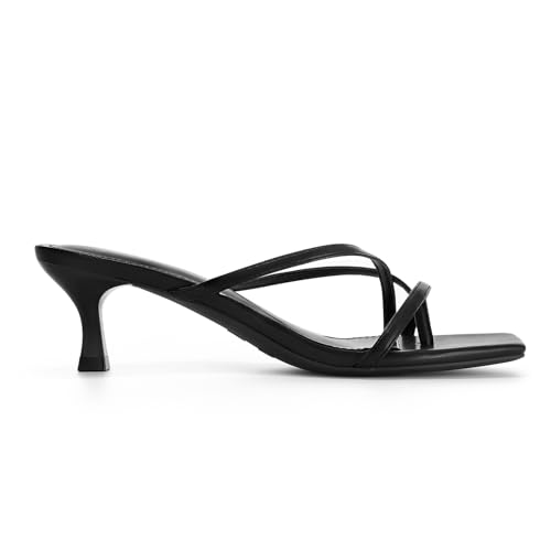 32% Off Athlefit Women's Kitten Heel Flip Flops Sandals Deal - Image 4