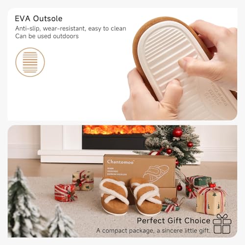 30% Off Chantomoo Memory Foam Cross Band Slippers - Image 5