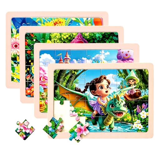 50% Off Wooden Puzzles for Kids Ages 3-5