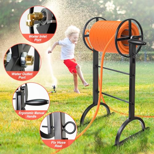 50% Off Fomidao Garden Hose Reel – Heavy Duty Metal Holder - Image 2