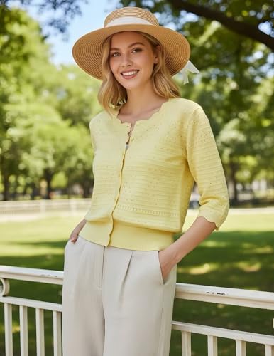 5% Off GRACE KARIN Women's Cropped Cardigan Sweater - Image 2