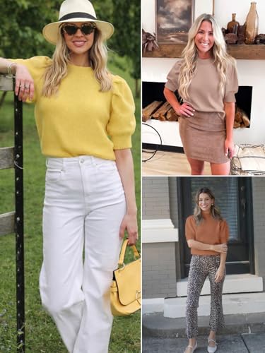 45% Off ATHMILE Women's Short Sleeve Sweater - Code LEK98KTB - Image 4