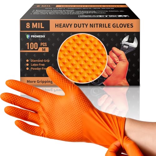 40% Off PROMEDIX Heavy Duty Nitrile Gloves 8 Mil - Image 1