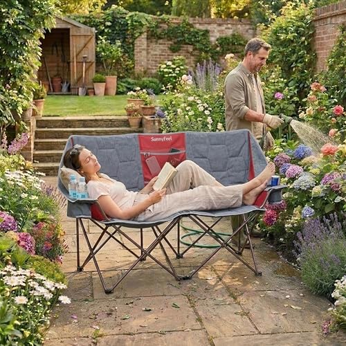 45% Off SUNNYFEEL Double Camping Chair - Use Code TXRYBIUZ - Image 2