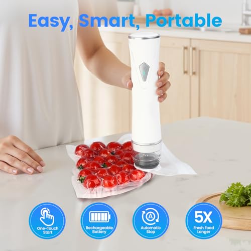 24% Off Gikxki Handheld Vacuum Sealer with 30 Bags - Image 2