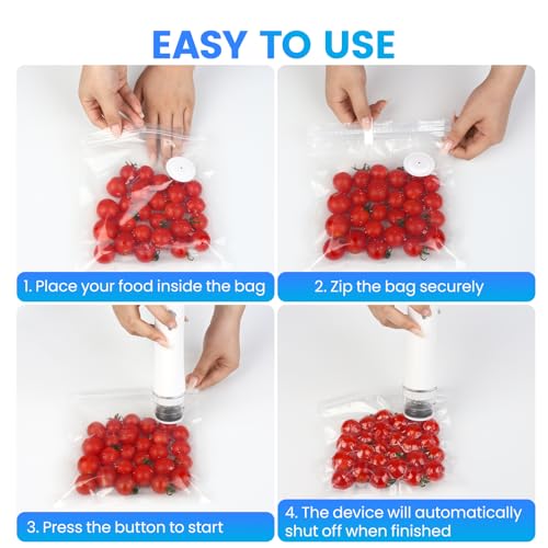24% Off Gikxki Handheld Vacuum Sealer with 30 Bags - Image 6