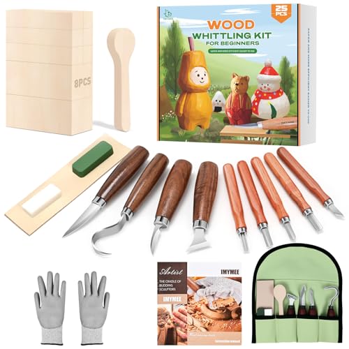 40% Off IMYMEE Wood Whittling Kit for Beginners & Adults