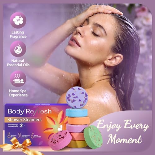 20% Off BodyRefresh Shower Steamers - 8 Pack Aromatherapy Bombs - Image 2