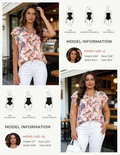 20% Off GRACE KARIN Boho Ruffle Sleeve Blouse - Image 6