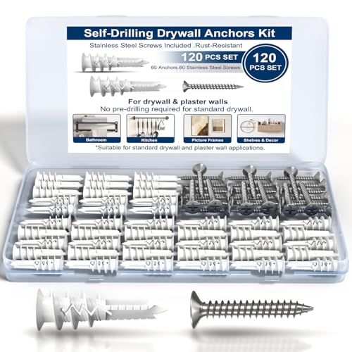 50% Off Self-Drilling Drywall Anchors Kit - Image 1