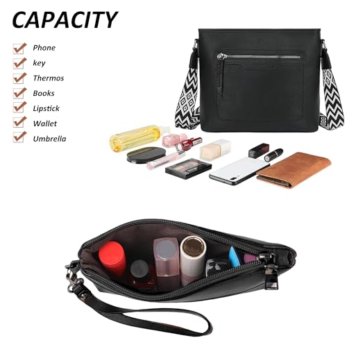 58% Off TANTOMI Leather Tote Bag Set for Women - Image 6