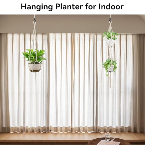 50% OFF B8LWDUSO! USLAI Macrame Plant Hanger – Space-Saving Boho Decor - Image 4