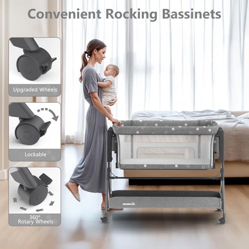 50% Off BIUSIKAN 3-in-1 Baby Bassinet – Code 8XO8AGE2 - Image 6