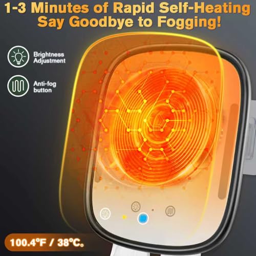 50% Off Showvigor Heated Shower Mirror with LED Light - Image 4