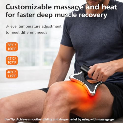 50% Off Heated Muscle Scraper Tool for Deep Tissue Relief - Image 3