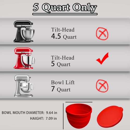 50% Off Silicone Bowl Liners for KitchenAid 5 Qt Mixers - Image 6