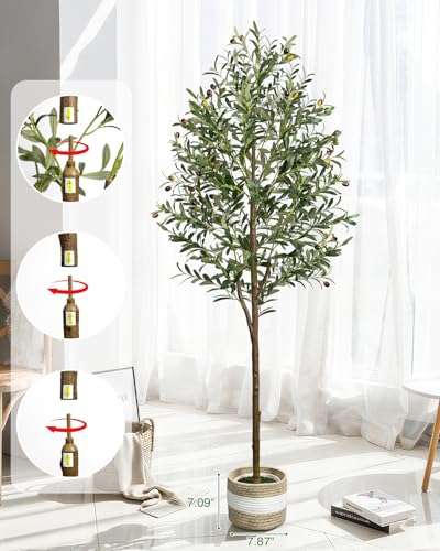 50% Off 6FT Artificial Olive Tree for Home Decor - Image 2