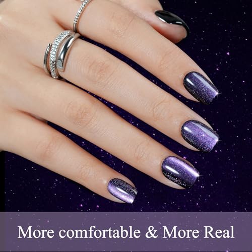 9% Off 160Pcs Cat Eye Press on Nails by Jofay Fashion - Image 5