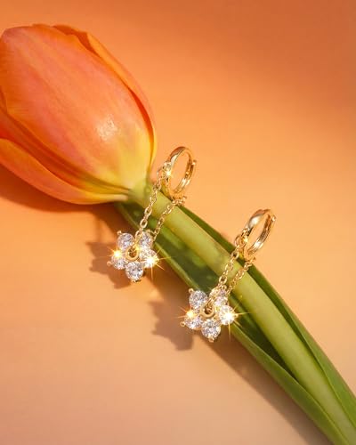 50% Off MUMREUES Gold Dangle Earrings for Women - Image 6