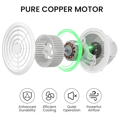 40% Off Quiet 8-inch Bathroom Exhaust Fan with Code - Image 2