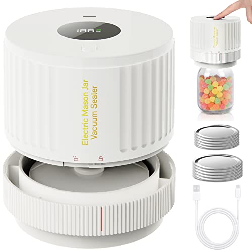 55% Off Electric Mason Jar Vacuum Sealer Kit