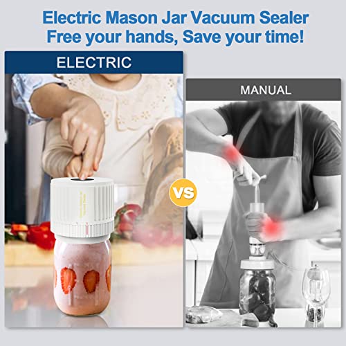 55% Off Electric Mason Jar Vacuum Sealer Kit - Image 2