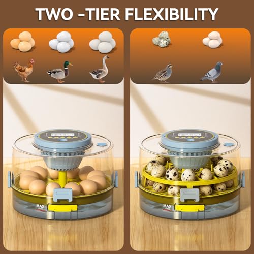 34% Off 20-Egg Incubator with Auto Turner & LED Candler - Image 5