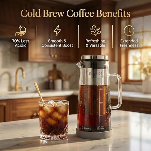 50% Off BrewMOO Cold Brew Coffee Maker Pitcher - Image 2