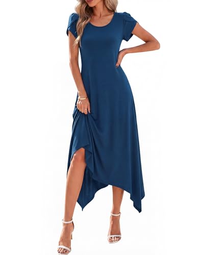 50% Off Pleneal Casual Summer Maxi Dress with Pockets - Image 1