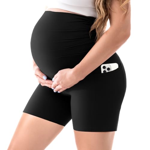 45% Off Walifrey Maternity Shorts with Pockets - Image 1