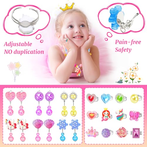 40% Off Princess Jewelry Set for Girls Ages 3-8 - Image 6