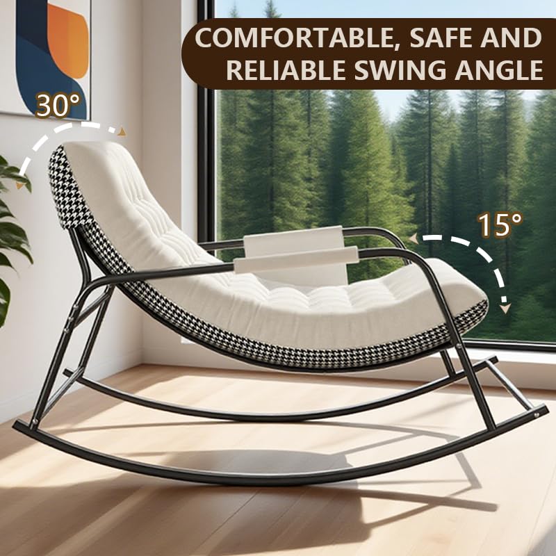50% Off Oversized Rocking Chair with Armrests - Image 3