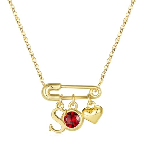 MONOOC Initial Birthstone Necklace - 77% Off with Code TSK997XT - Image 1