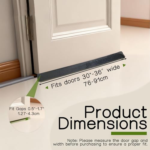 43% Off Under Door Draft Stopper - Use Code 7KEYBQIQ - Image 2