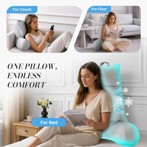 5% Off Amélie Home Premium Cooling Waffle Reading Pillow - Image 2