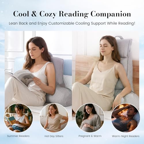 5% Off Amélie Home Premium Cooling Waffle Reading Pillow - Image 3
