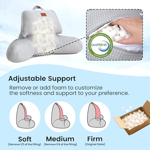 5% Off Amélie Home Premium Cooling Waffle Reading Pillow - Image 4