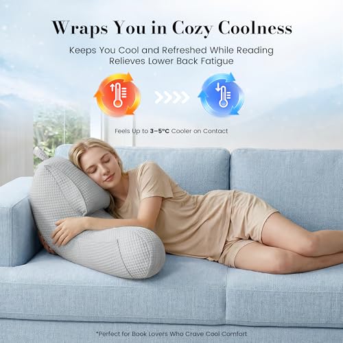 5% Off Amélie Home Premium Cooling Waffle Reading Pillow - Image 5
