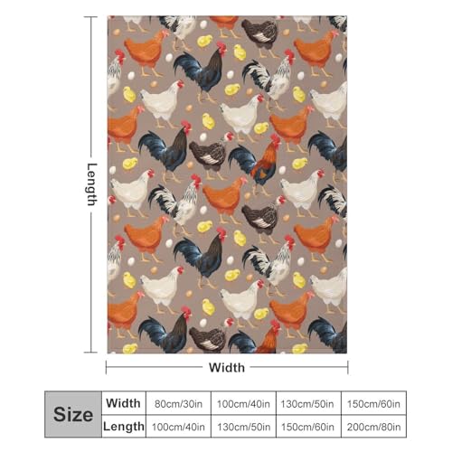 50% Off Chicken Throw Blanket - Cozy & Fun Gift for Teens - Image 4