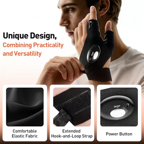 45% Off BIIB LED Flashlight Gloves – Dad Gift Idea - Image 2